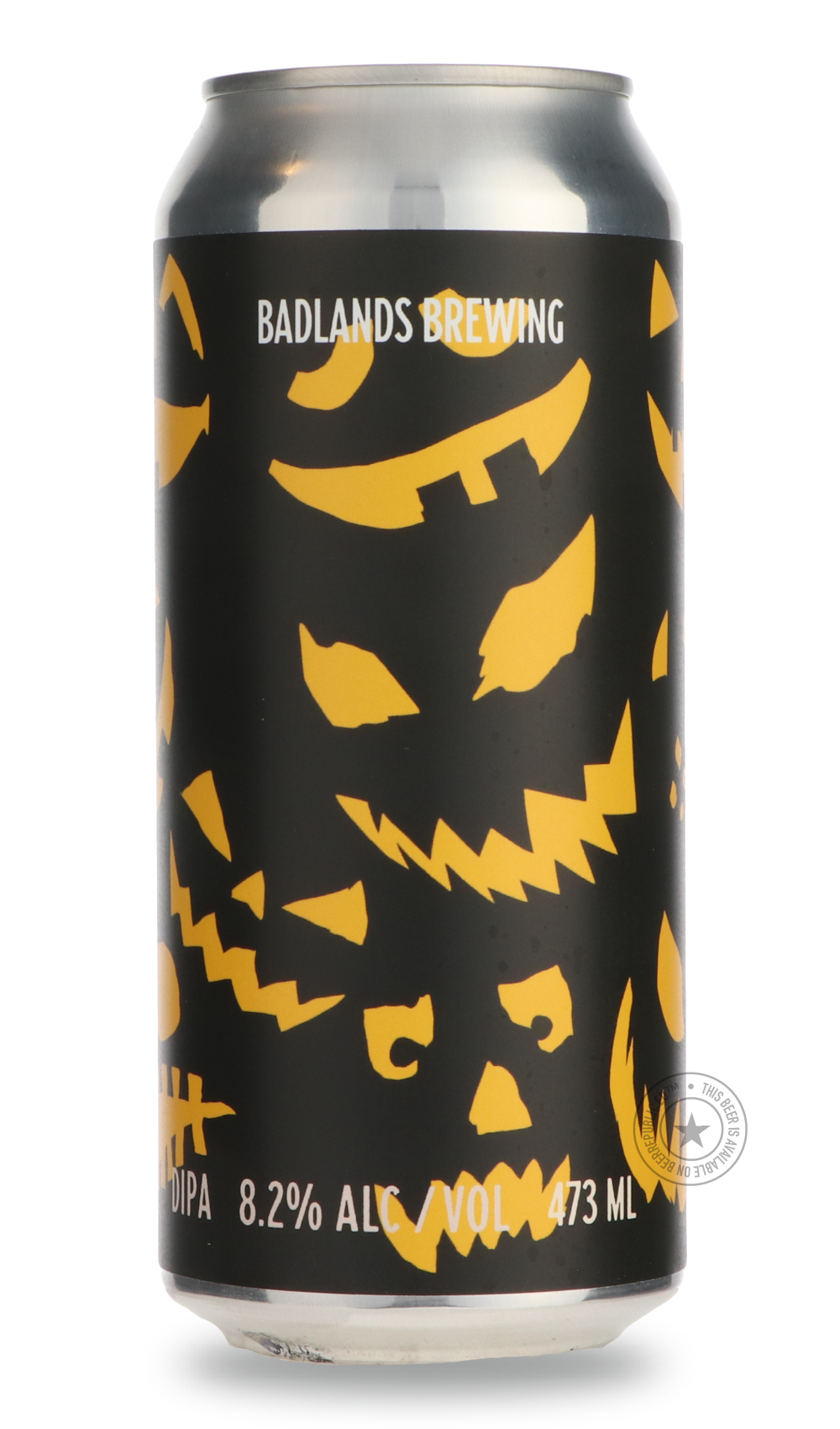 October DIPA by Badlands Brewery, beer label