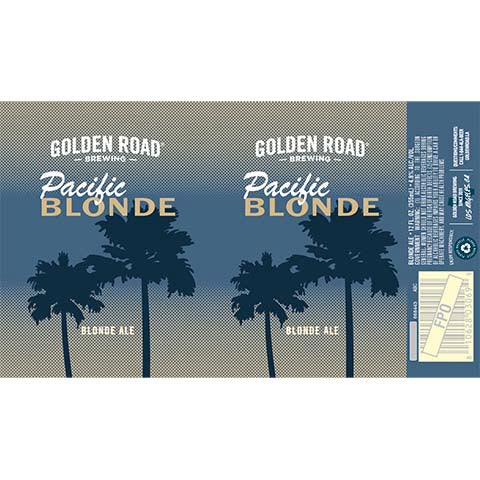 Golden Road Pacific Road Blonde Ale by Golden Road Brewing, beer label