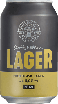 Lager by Gamla Slottskällans Bryggeri, beer label