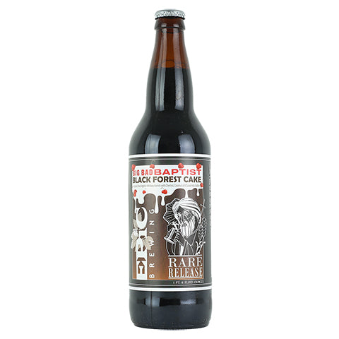 Epic Big Bad Baptist Black Forest Cake Imperial Stout by Epic Brewing Company, beer label