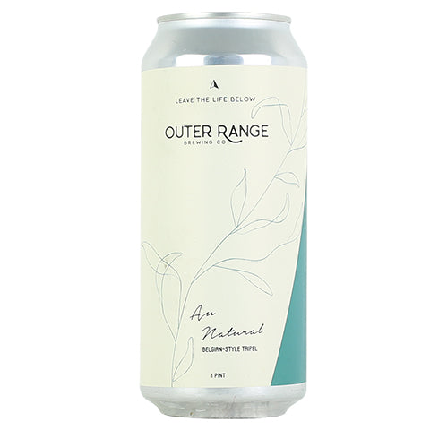 Outer Range Au Natural Belgian Tripel by Outer Range Brewing Co, beer label