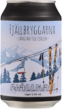 Fjällkall by Fjällbryggarna AB, beer label