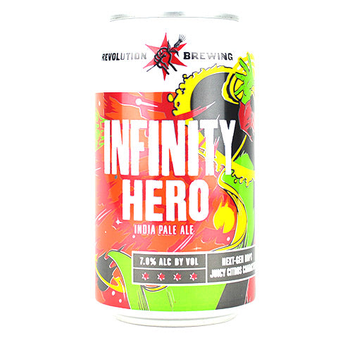 Revolution Infinity-Hero IPA by Revolution Beer LLC, beer label