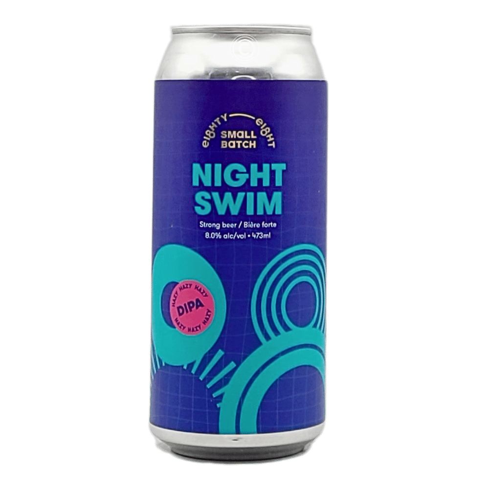 Night Swim Hazy IPA by Eighty Eight Brewing Co., beer label