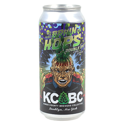 Kings County Brewers Collective This Is Your Brain On Hops DIPA: Citra & Strata by Kings County Brewers Collective, beer label