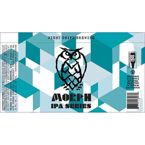 Night Shift Morph IPA Series by Night Shift Brewing, beer label