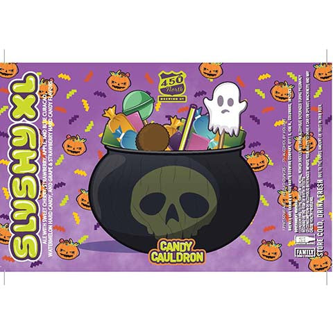 450 North Candy Cauldron Slushy XL Sour Ale by 450 North Brewing Company, beer label