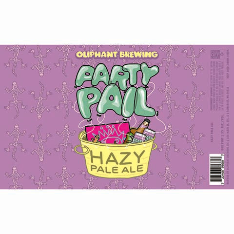 Oliphant Party Pail Hazy Pale Ale by Oliphant Brewing, beer label