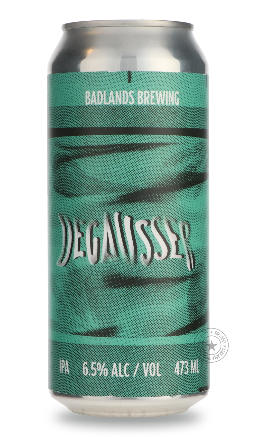 Degausser by Badlands Brewery, beer label