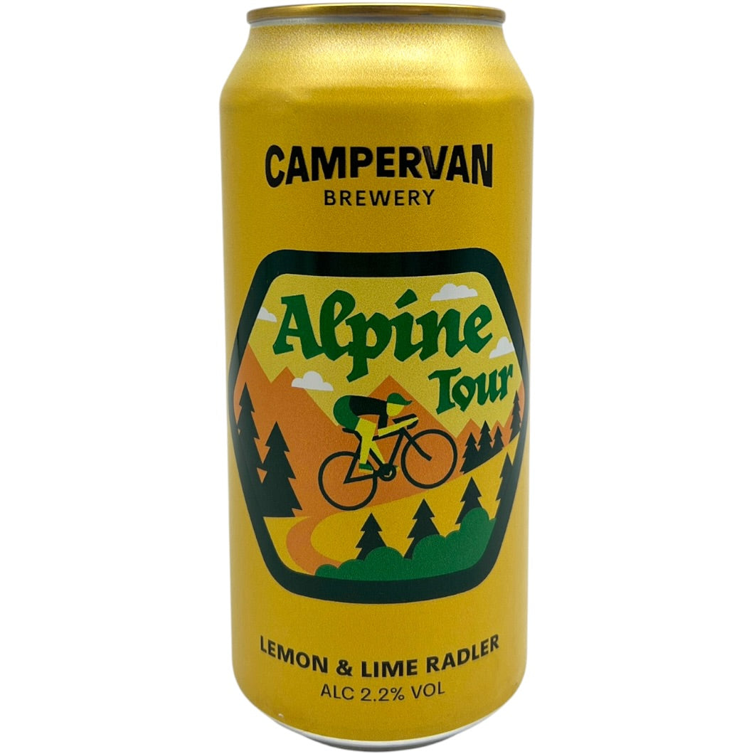 Campervan Alpine Tour - Lemon & Lime by Campervan Brewery, beer label