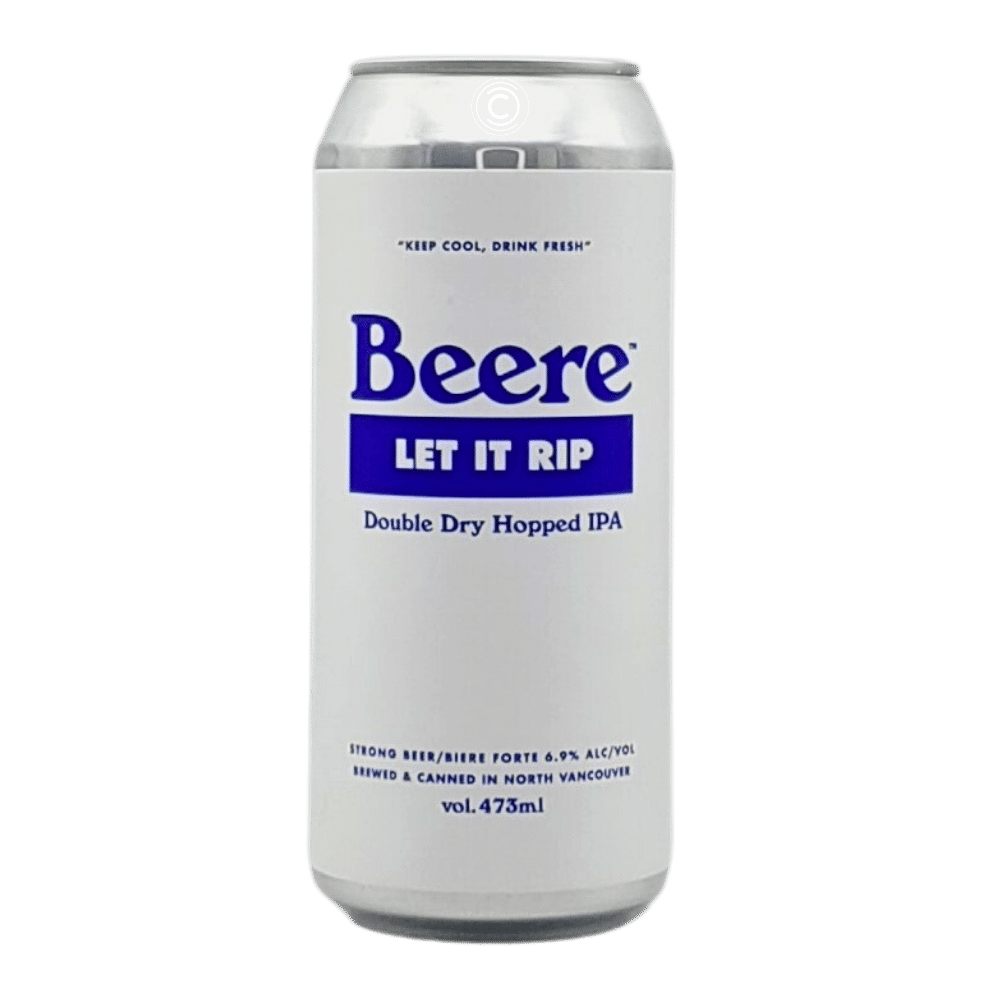 Let It Rip Hazy IPA by Beere Brewing Company, beer label
