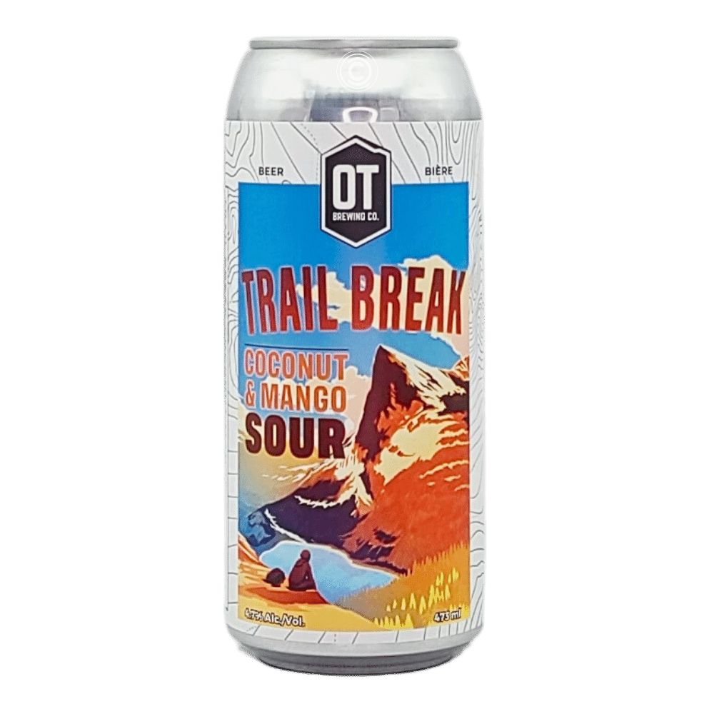 OT Brewing Company Trail Break Coconut Mango Sour by O.T Brewing Company, beer label