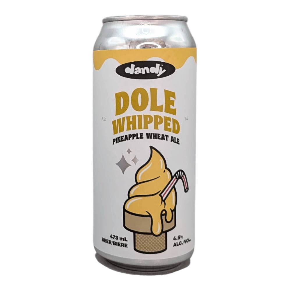 Dole Whipped Pineapple Wheat Ale by The Dandy Brewing Company, beer label