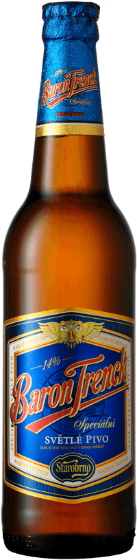 Baron Trenck by Starobrno, beer label