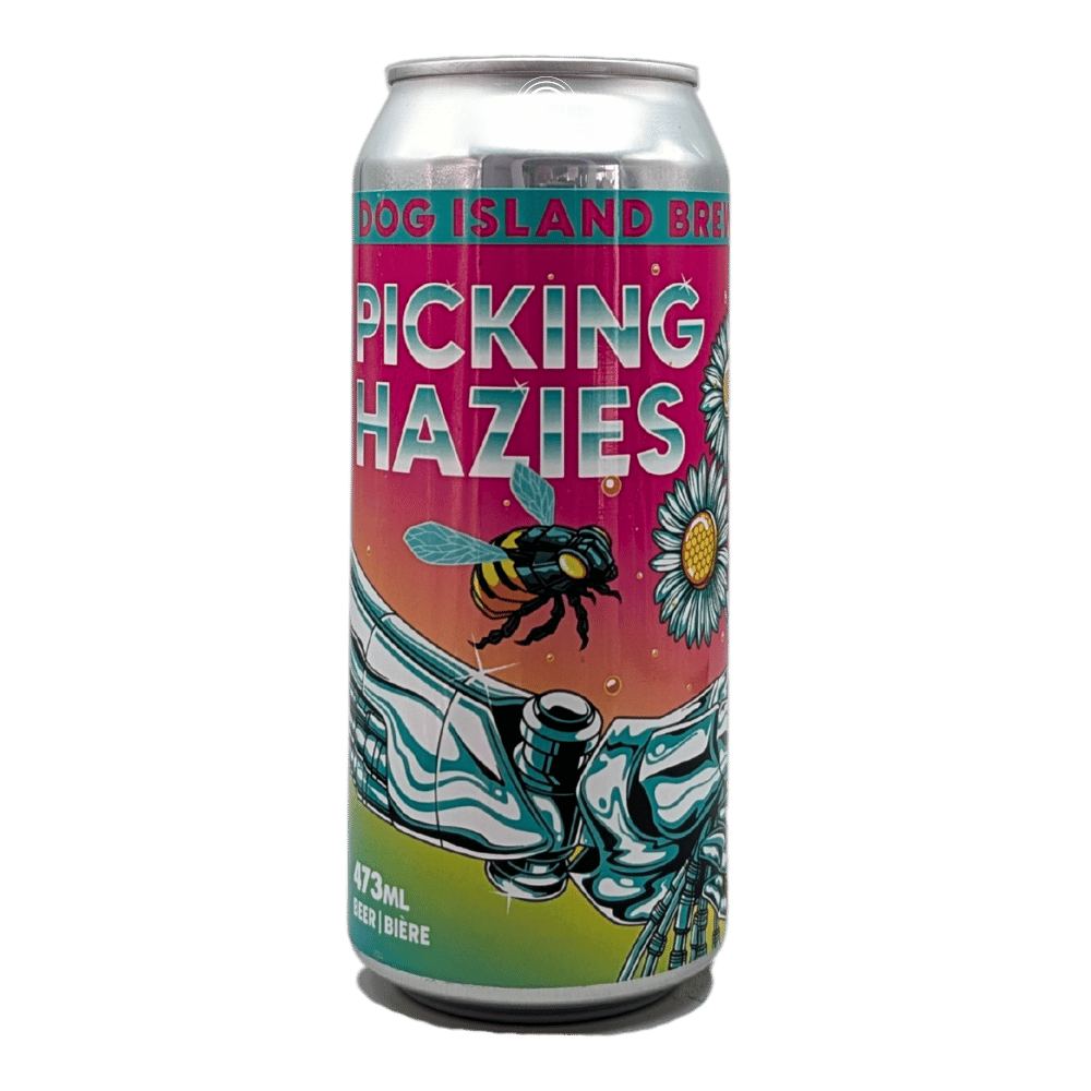 Picking Hazies Hazy Pale Ale by Dog Island Brewing, beer label