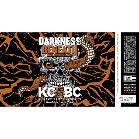 Kings County Brewers Collective The Dankness Beneath Imperial Stout by Kings County Brewers Collective, beer label
