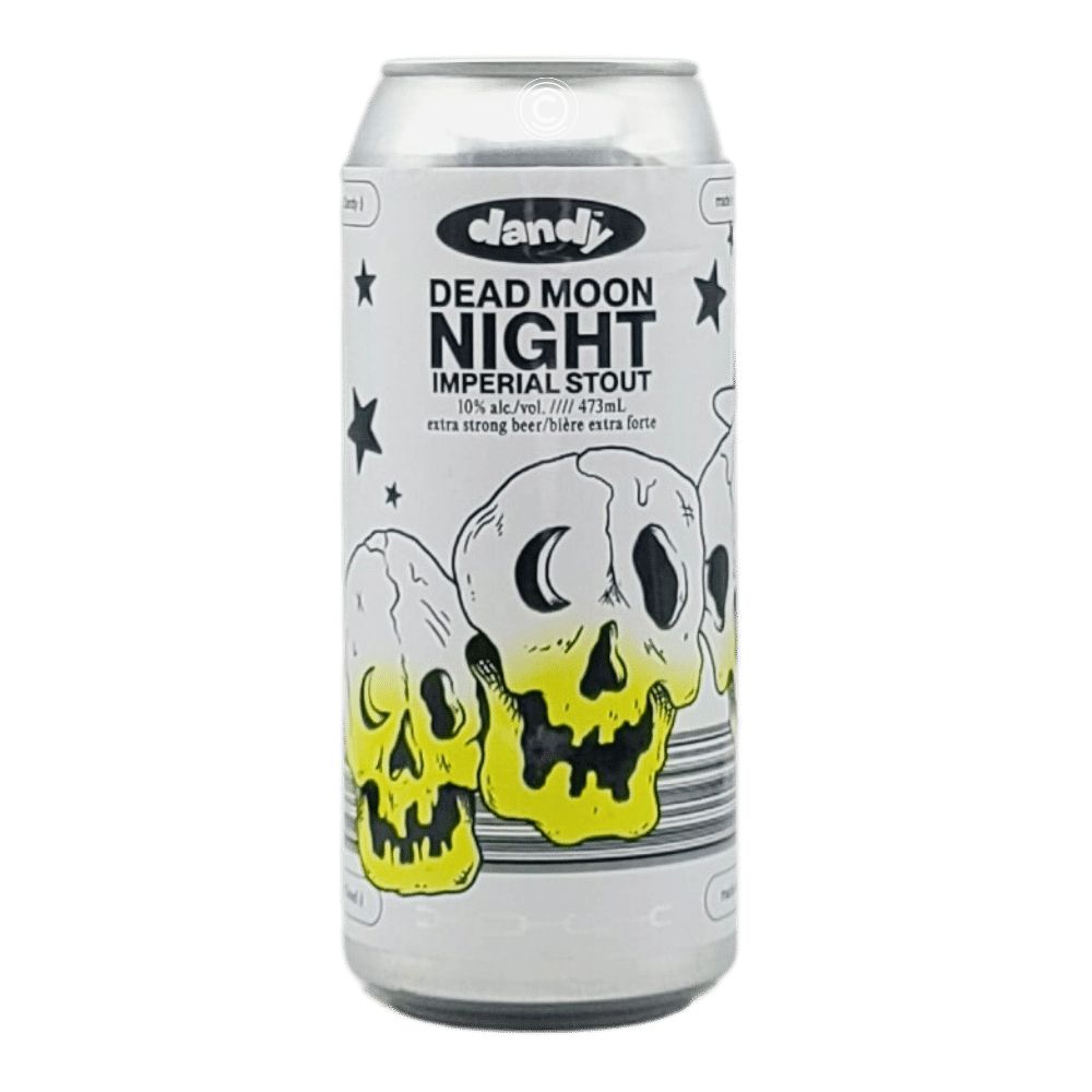 Dead Moon Night Imperial Stout (2023) by The Dandy Brewing Company, beer label
