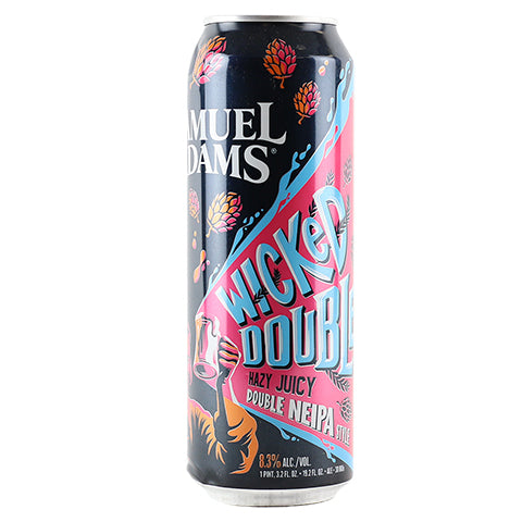 Samuel Adams Wicked Double Hazy IPA by Samuel Adams, beer label