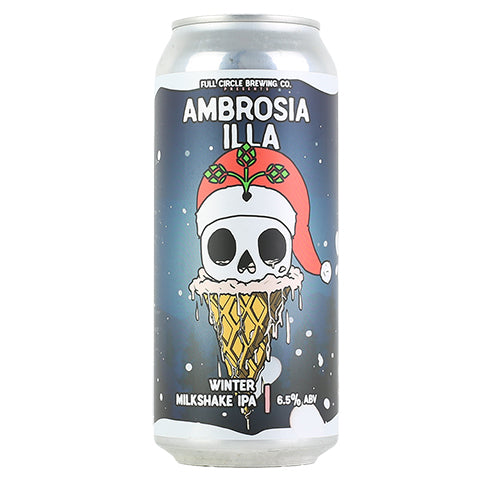 Full Circle Ambrosia Illa IPA by Full Circle Brewing Co, beer label