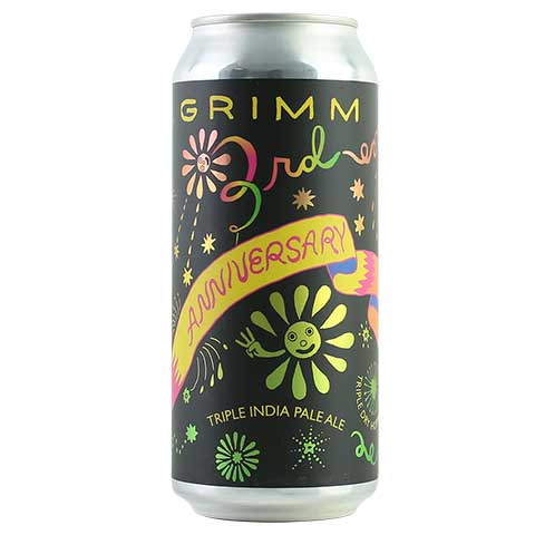 Grimm 3rd Anniversary TIPA by Grimm Artisanal Ales, beer label