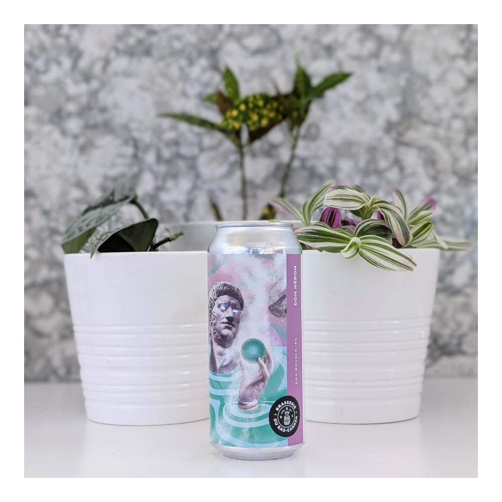 DDH Neron Hazy Double IPA by Brasserie du Bas-Canada, beer label