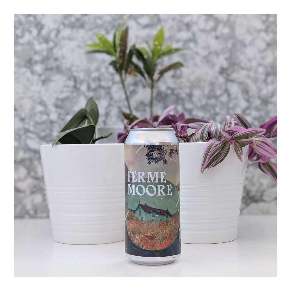 Ferme Moore Hazy IPA by Brasserie du Bas-Canada, beer label
