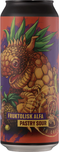Brokreacja Fruktolisk Alfa by Browar Brokreacja, beer label