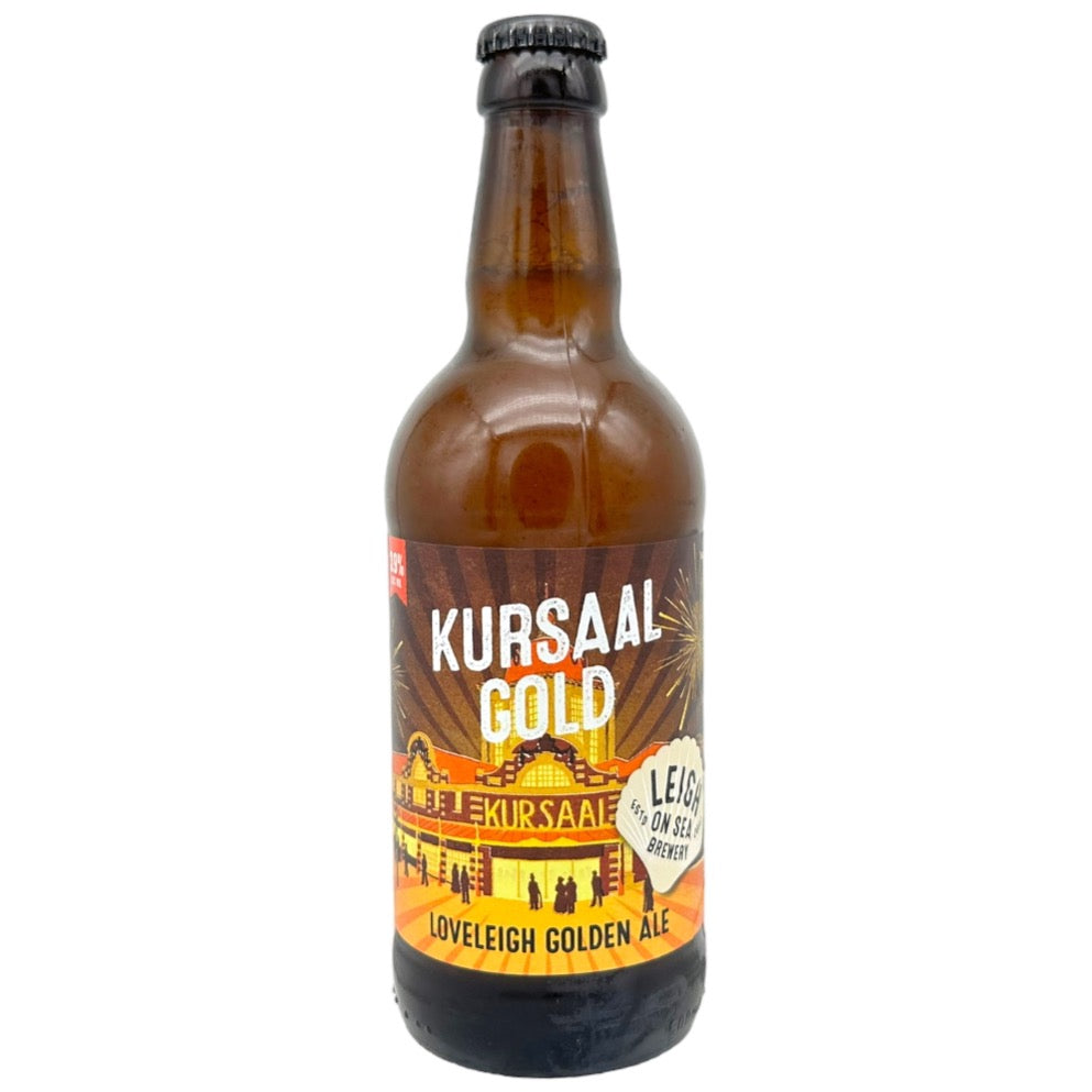 Leigh On Sea Brewery Kursaal Gold by Leigh On Sea Brewery, beer label