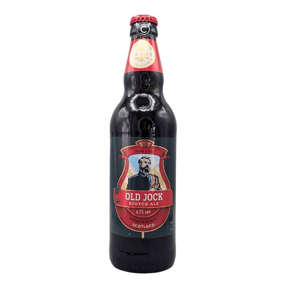 Old Jock Scotch Ale by Broughton Ales, beer label