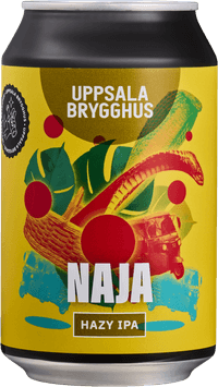 Naja Hazy IPA Uppsala Brygghus by Uppsala Brygghus, beer label
