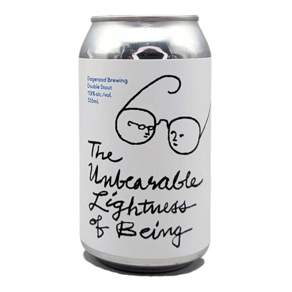 The Unbearable Lightness of Being Imperial Stout by Dageraad Brewing, beer label