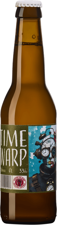 Time Warp by South Plains Brewing Company, beer label