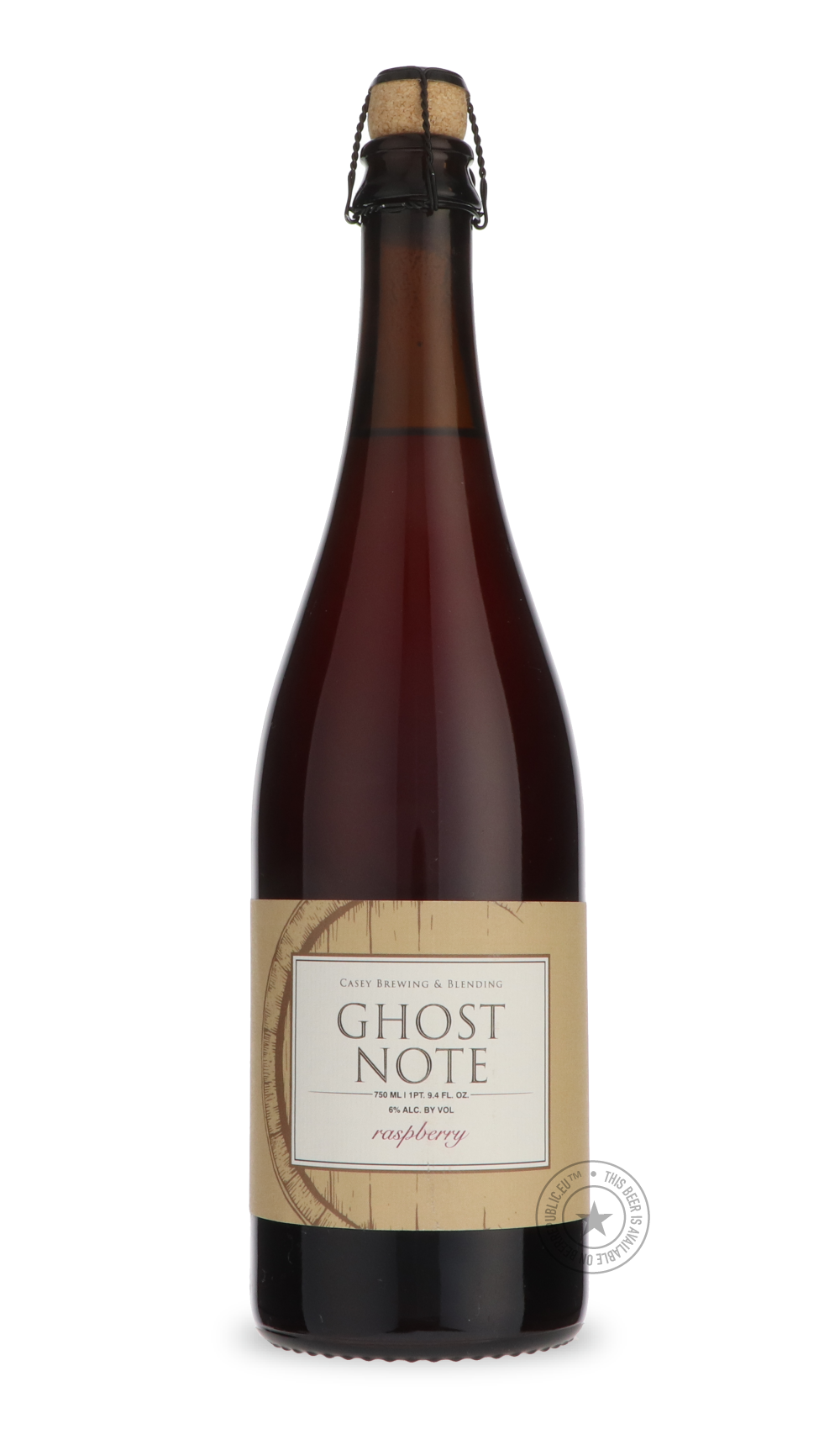 Ghost Note: Raspberry by Casey, beer label