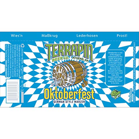Terrapin Oktoberfest German Marzen by Terrapin Beer Co, beer label