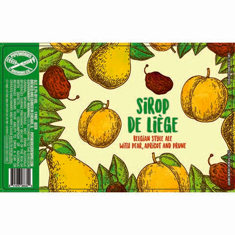 Pipeworks Sirop De Liege Belgian Ale by Pipeworks Brewing Co, beer label
