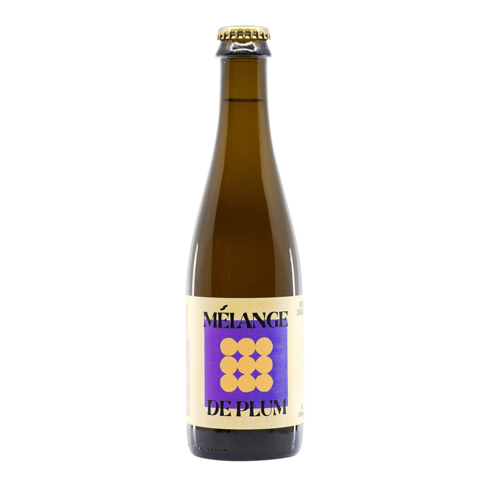 Melange De Plum Sour by Burdock, beer label