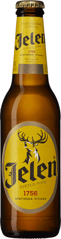 Jelen Pivo by Apatinska Pivara Apatin, beer label