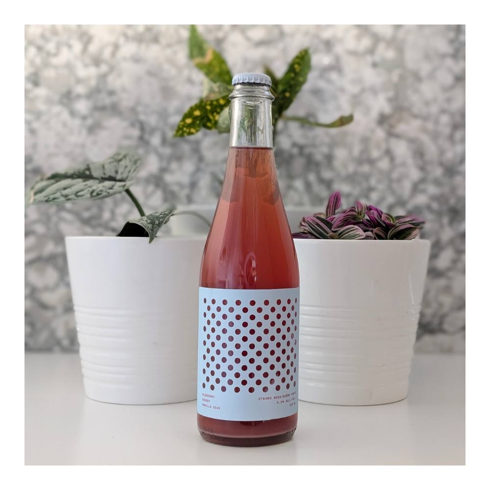 Co. BRRL Room Blueberry Cherry Vanilla Sour by Field House Brewing Co., beer label