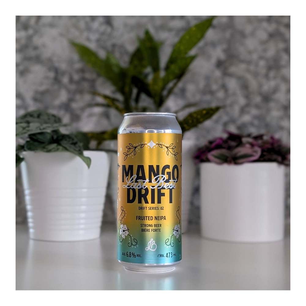 Mango Drift Hazy IPA by Last Best Brewing & Distilling, beer label