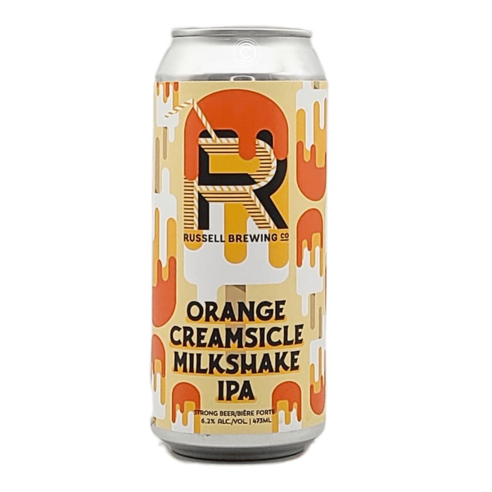 Orange Dreamsicle Milkshake IPA by Russell Brewing, beer label