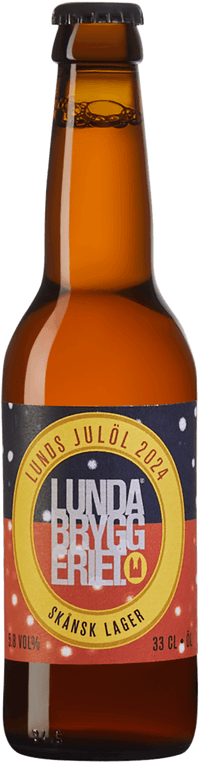Lunds Julöl Festbier Skånsk by Lundabryggeriet, beer label