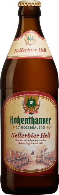 Hohenthanner Kellerbier hell by Hohenthanner Schlossbrauerei GmbH & Co. KG, beer label