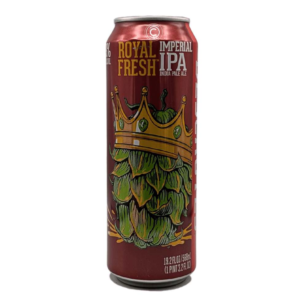 Royal Fresh Imperial IPA by Deschutes Brewery, beer label