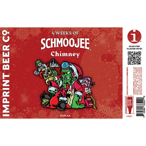 Imprint 4 Weeks Of Schmoojee Chimney Sour by Imprint Beer Company, beer label