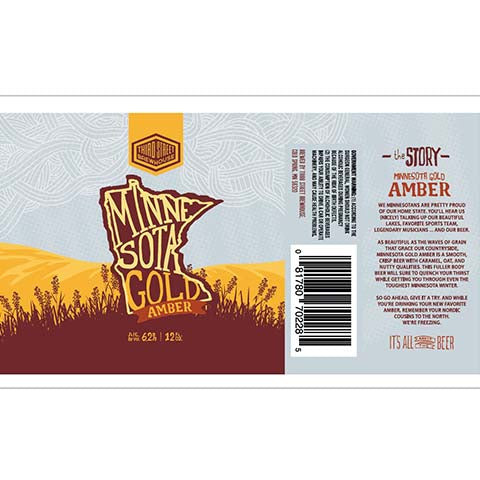 Third Street Minnesota Gold Amber by Third Street Brewhouse, beer label