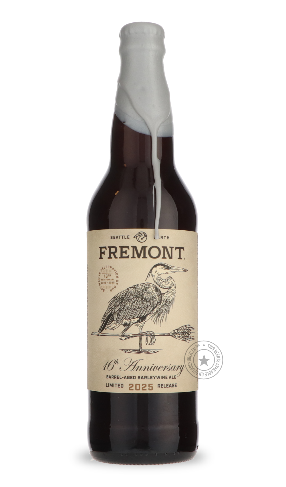 16th Anniversary by Fremont Brewing Co, beer label