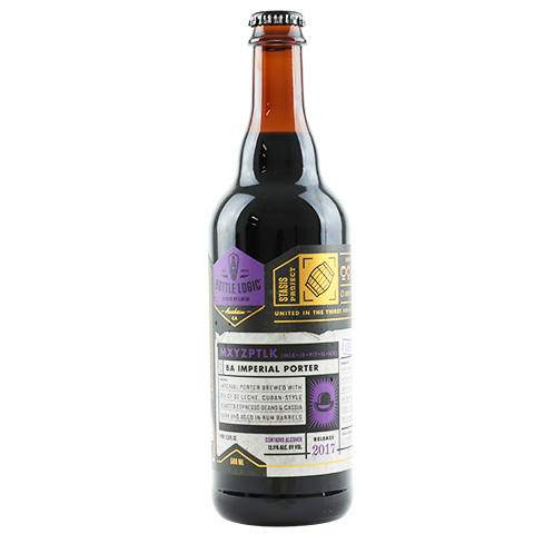 Bottle Logic MXYZPTLK by Bottle Logic Brewing, beer label