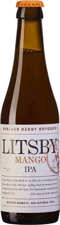 Litsby Mango by Roslags Näsby Bryggeri, beer label