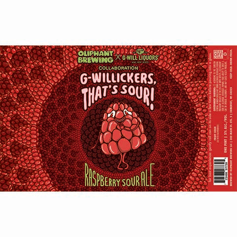 Oliphant G-Willickers, That's Sour! by Oliphant Brewing, beer label