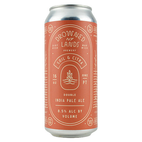Drowned Lands Soil & Citra DIPA by The Drowned Lands Brewery, beer label